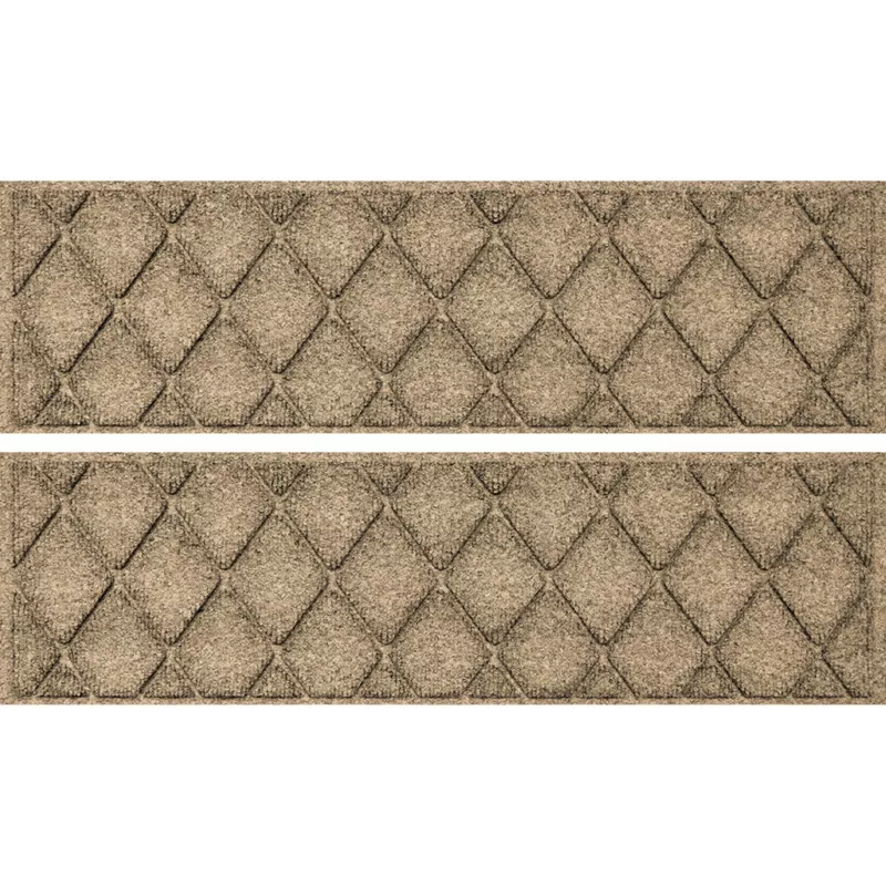 Matterly 8.5" x 30" Argyle Waterhog® Stair Treads - Set of 4, alternative image