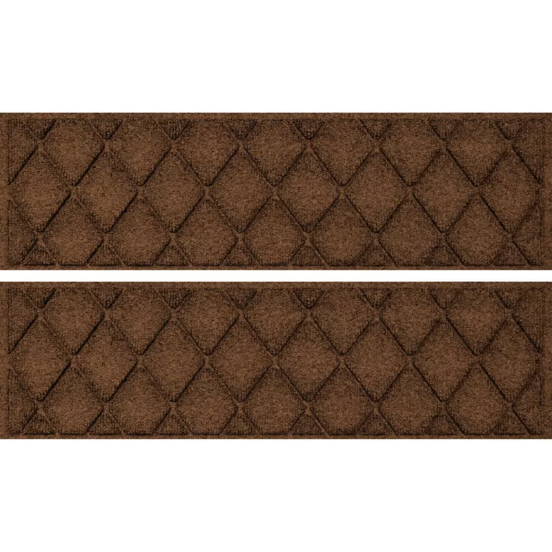 Matterly 8.5" x 30" Argyle Waterhog® Stair Treads - Set of 4, alternative image