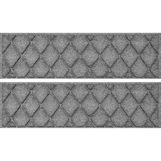 Matterly 8.5" x 30" Argyle Waterhog® Stair Treads - Set of 4 - primary