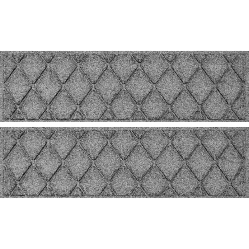 Matterly 8.5" x 30" Argyle Waterhog® Stair Treads - Set of 4, alternative image