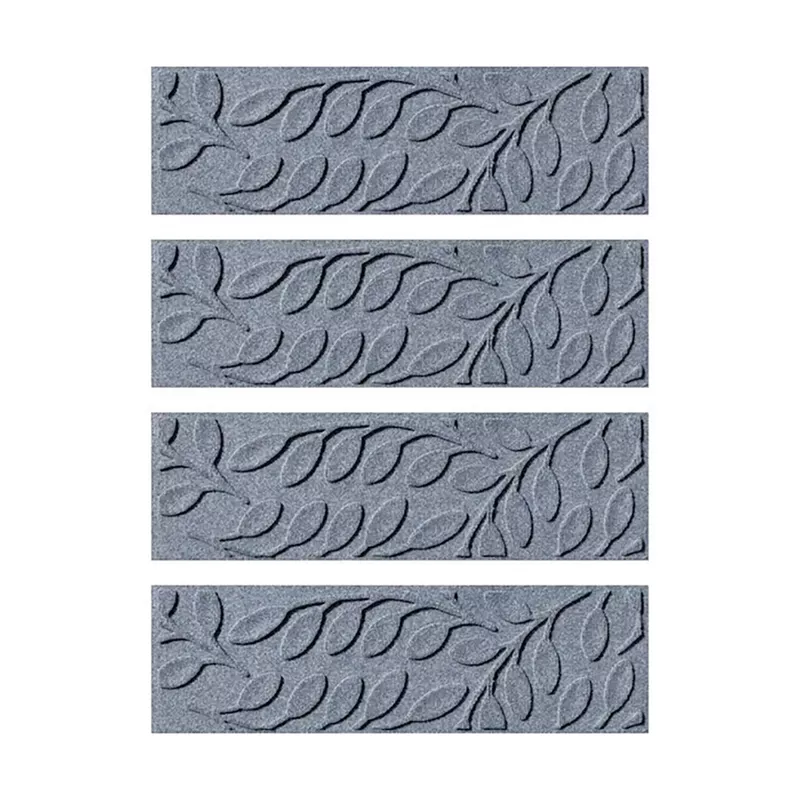 Matterly 8.5" x 30" Brittany Leaf Waterhog® Stair Treads - Set of 4, alternative image
