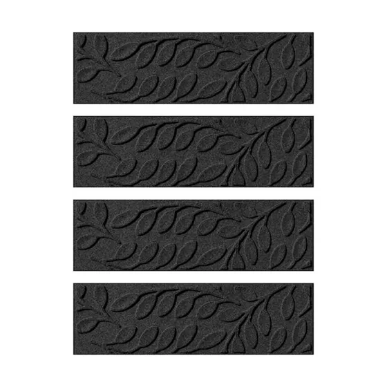 Matterly 8.5" x 30" Brittany Leaf Waterhog® Stair Treads - Set of 4 - primary