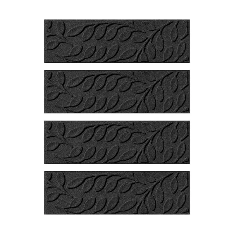 Matterly 8.5" x 30" Brittany Leaf Waterhog® Stair Treads - Set of 4, alternative image
