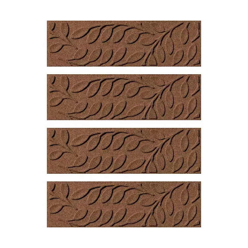 Matterly 8.5" x 30" Brittany Leaf Waterhog® Stair Treads - Set of 4, alternative image