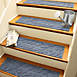 Bungalow Flooring 8.5" x 30" Brittany Leaf Waterblock Stair Treads - Set of 4, alternative image