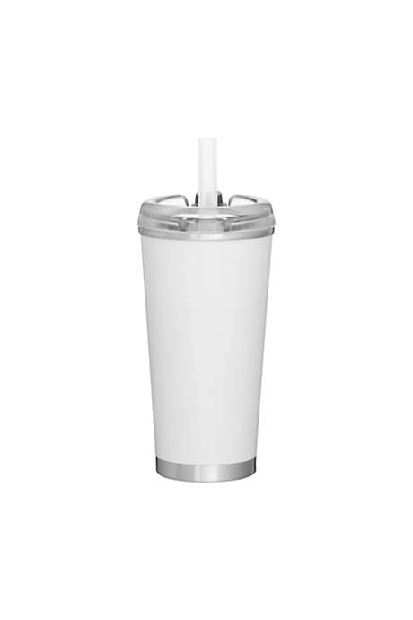 24oz Brooklyn Custom Logo Stainless Steel Insulated Tumbler with Straw
