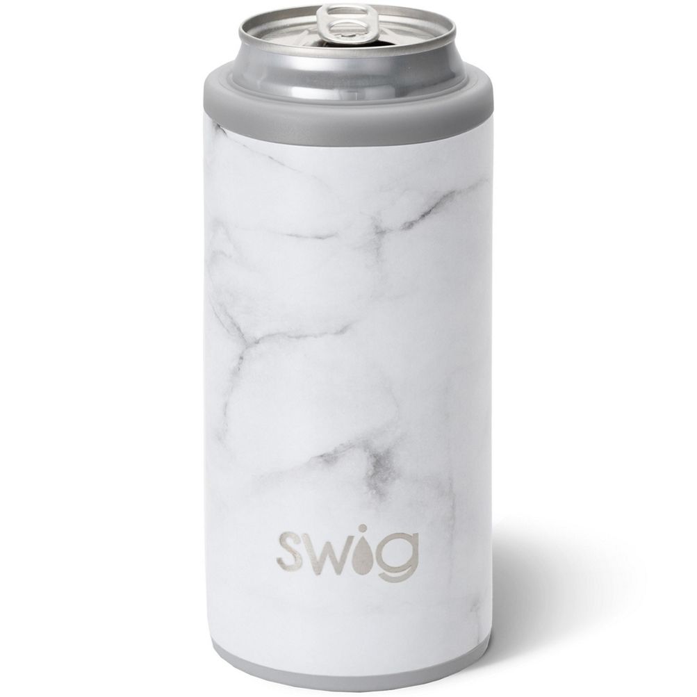 Swig Marble Skinny Can Cooler (12oz)