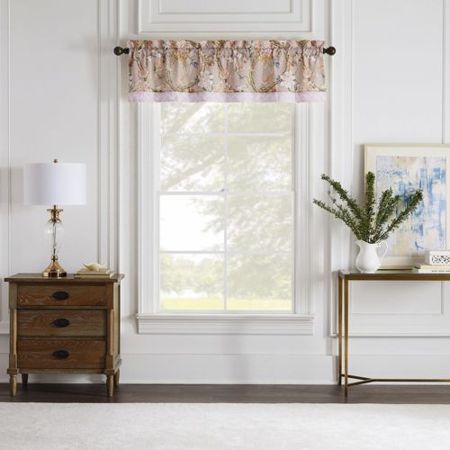 Traditions by Waverly Navarra Floral Window Curtain Valance