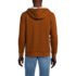 Men's Sherpa Lined Waffle Full Zip Hoodie, Back