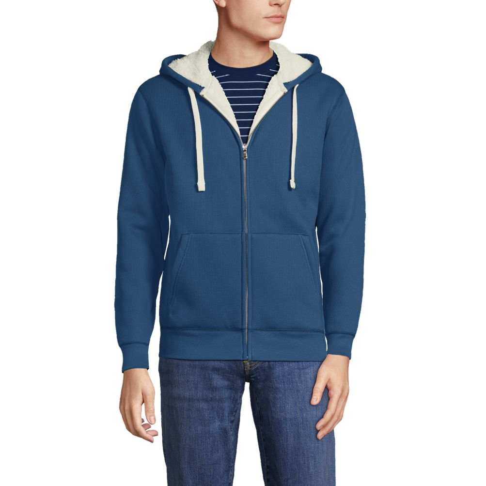 Lands end mens sherpa hoodie hotsell