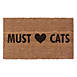 Coco Mats N More Must Love Cats Coir Doormat, alternative image
