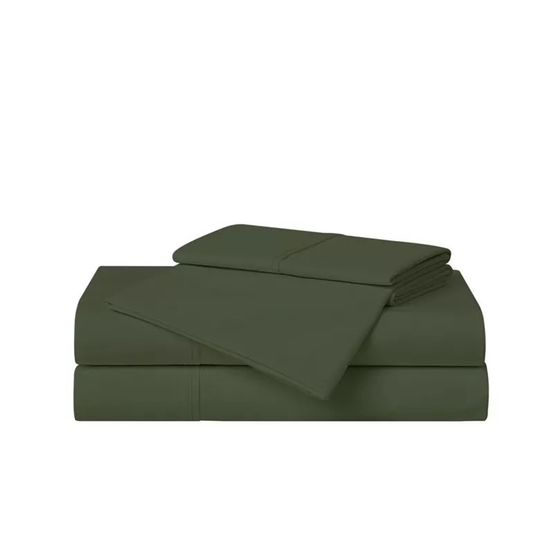 Cannon Solid Cotton Percale Sheet Set, alternative image
