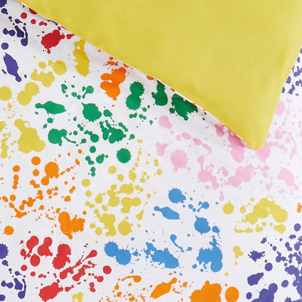 Crayola Kids Splatter Print Cotton Percale Comforter Set