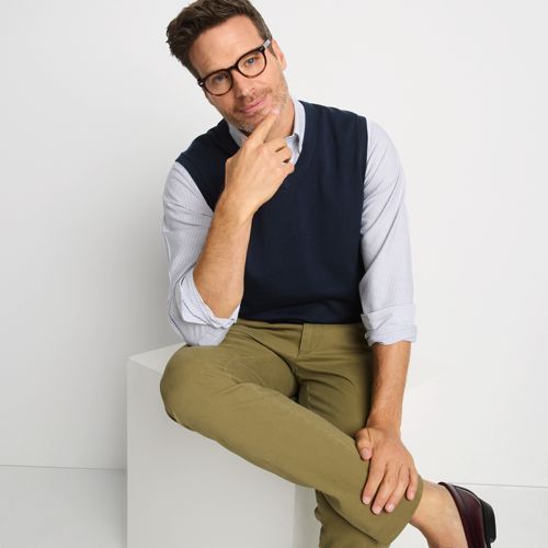 School Uniform Kids Cotton Modal Sweater Vest