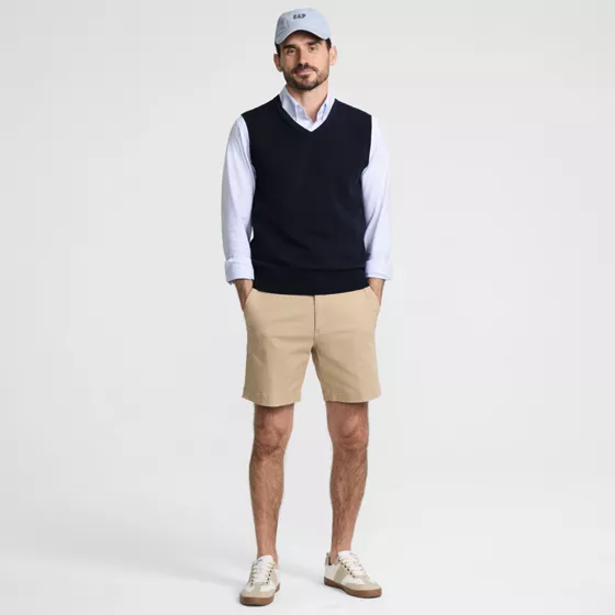 Men's Fine Gauge Cotton Vest - primary