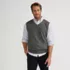 Men's Fine Gauge Cotton Vest, Front