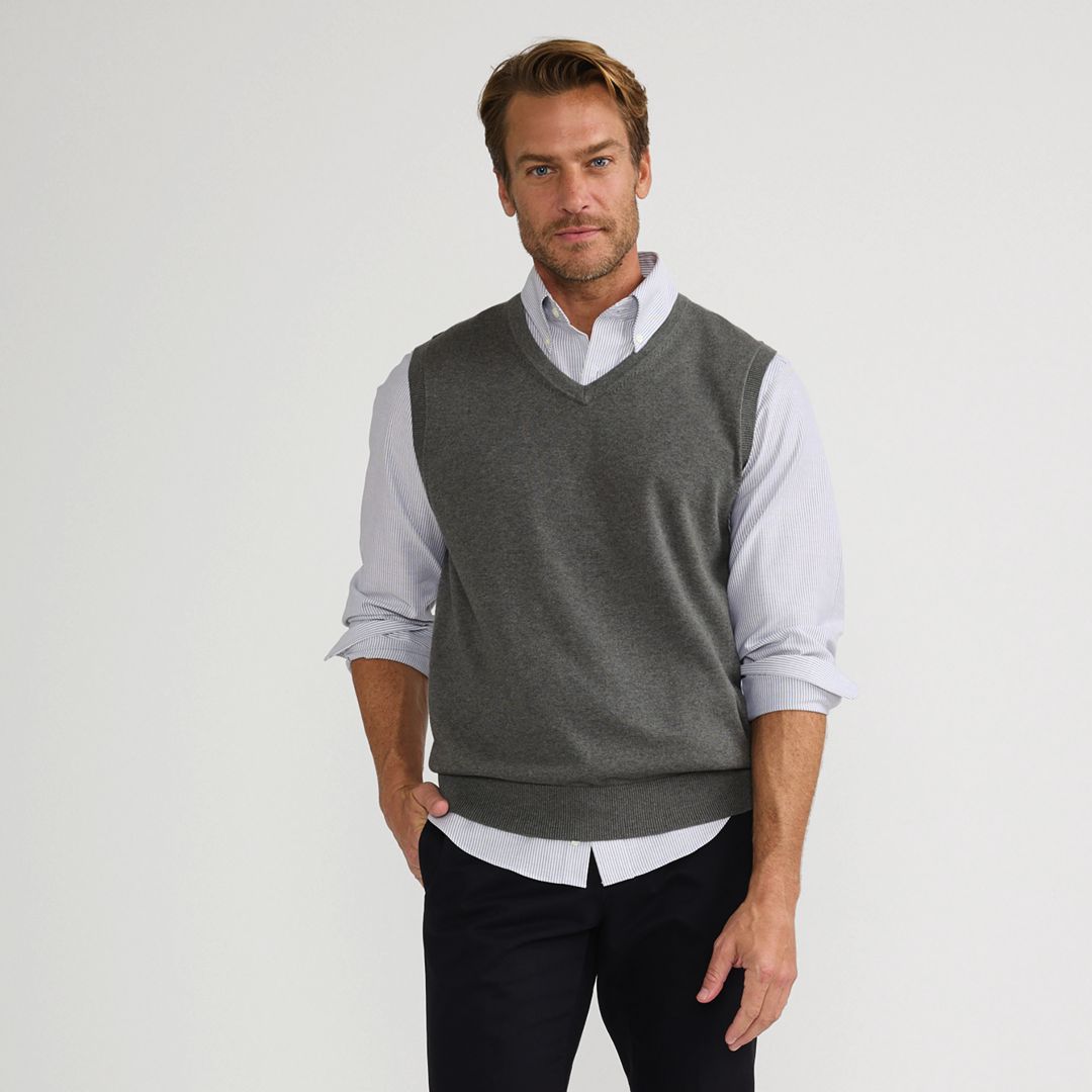 Men's Fine Gauge Cotton Vest