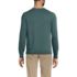 Men's Fine Gauge Cotton Crew Neck Sweater, Back