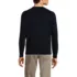 Men's Fine Gauge Cotton Crew Neck Sweater, Back