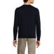 Men's Fine Gauge Cotton Crew Neck Sweater, Back