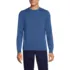 Men's Fine Gauge Cotton Crew Neck Sweater, Front