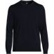 Men's Fine Gauge Cotton Crew Neck Sweater, Front