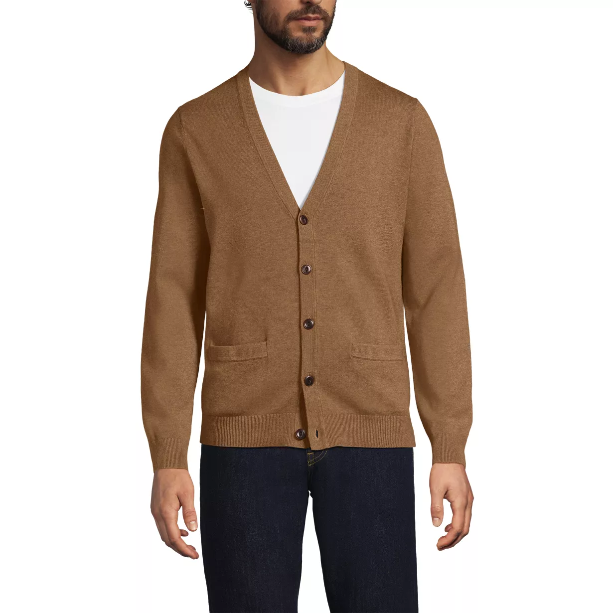 Men's Fine Gauge Cotton Cardigan