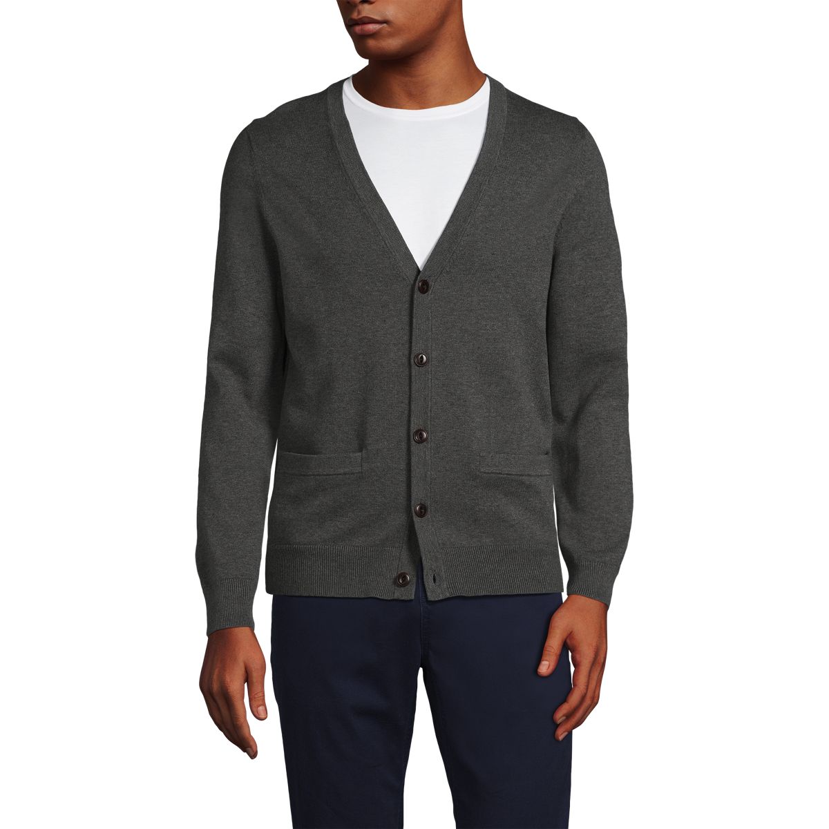 Men's Fine Gauge Cotton Cardigan