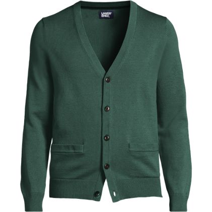 Men's Fine Gauge Cotton Cardigan - image 3
