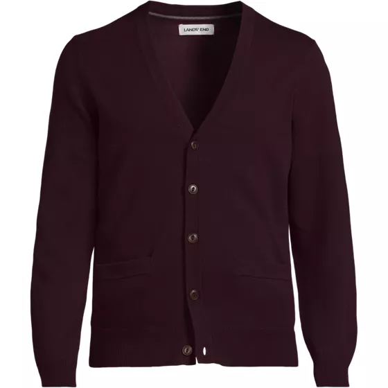 Men's Fine Gauge Cotton Cardigan - primary