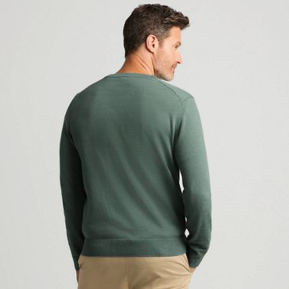 Men's Fine Gauge Cotton Cardigan - image 1