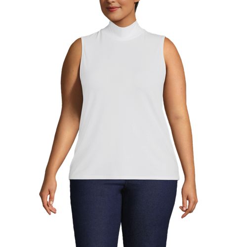 Womens Plus Size Sleeveless Tops & Tees