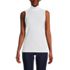 Women's Lightweight Jersey Skimming Sleeveless Mock Neck, Front