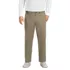 Men's Big and Tall Traditional Fit Comfort Waist Travel Kit Chino Pants, Front