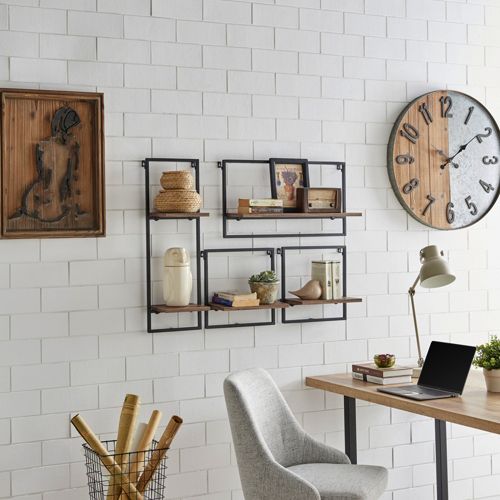 Vintage Industrial Wall Shelves | Lands' End