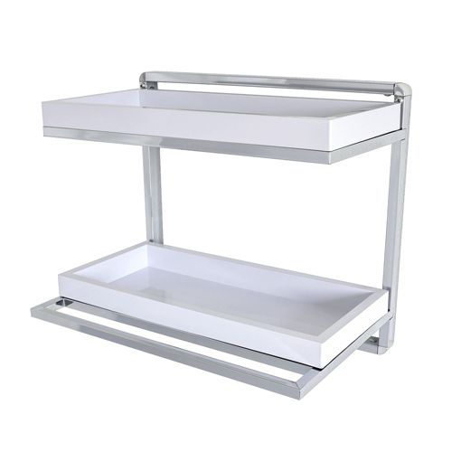 High Quality Glass Shelf Bathroom Kitchen Shelf Single Tier Wall