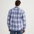 Men's Tailored Fit No Iron Twill Long Sleeve Shirt, Back
