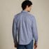 Men's Tailored Fit No Iron Twill Long Sleeve Shirt, Back