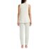 Women's Cozy 3 Piece Pajama Set - Robe Top and Pants, Back