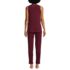 Women's Cozy 3 Piece Pajama Set - Robe Top and Pants, Back