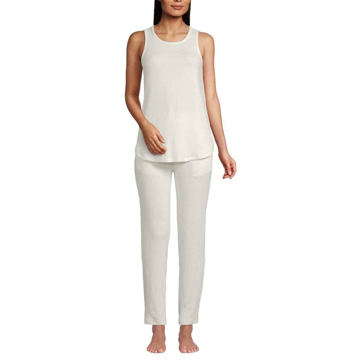 Women's Cozy 3 Piece Pajama Set - Robe Top and Pants