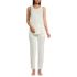 Women's Cozy 3 Piece Pajama Set - Robe Top and Pants, Front