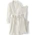 Women's Cozy 3 Piece Pajama Set - Robe Top and Pants, Front