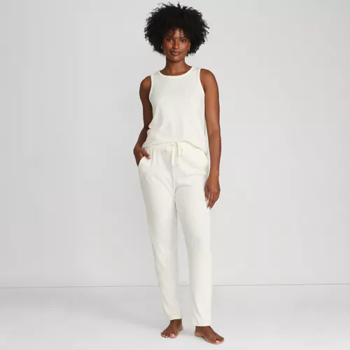 Women's Cozy 3 Piece Pajama Set - Robe Top and Pants, Front