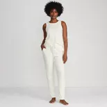 Women's Cozy 3 Piece Pajama Set - Robe Top and Pants