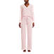 Women's Cozy 2 Piece Pajama Set - Long Sleeve Top and Pants, Front