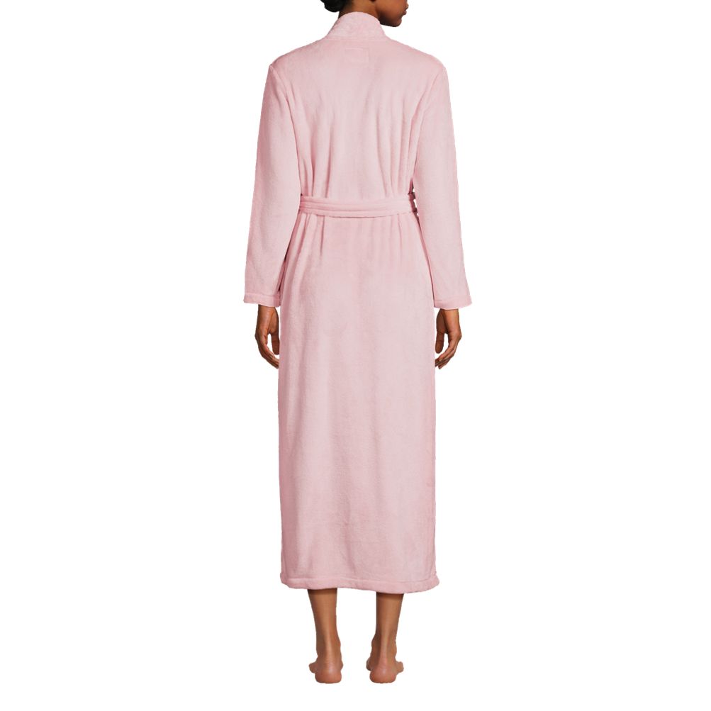 Women's Cozy Plush Long Wrap Robe