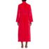 Women's Cozy Plush Long Wrap Robe, Back