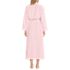 Women's Cozy Plush Long Wrap Robe, Back