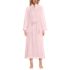 Women's Cozy Plush Long Wrap Robe, Front